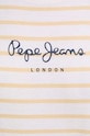 Pepe Jeans t-shirt bawełniany ELBA PL505876 żółty