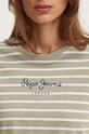 Pepe Jeans tricou din bumbac ELBA PL505876 verde