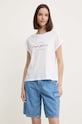 Pepe Jeans t-shirt bawełniany EVETTE biały PL505880