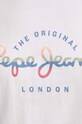 Pepe Jeans tricou din bumbac EVETTE PL505880 alb
