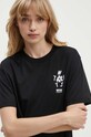 Moschino Jeans t-shirt bawełniany czarny 0710.8237