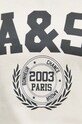 BA&SH t-shirt bawełniany 1H24IONI beżowy
