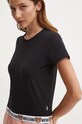 Tričko Moschino Underwear nášivka čierna A0786.4406