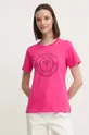 roza Bombažna kratka majica Joop!
