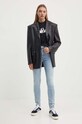 Karl Lagerfeld Jeans t-shirt bawełniany 245J1700 czarny AW24