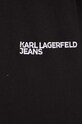 Karl Lagerfeld Jeans t-shirt bawełniany 245J1705 czarny