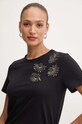 MAX&Co. tricou din bumbac negru 2426976011200