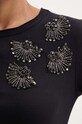 MAX&Co. tricou din bumbac 2426976011200 negru