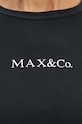 MAX&Co. t-shirt bawełniany 2428976014200 czarny