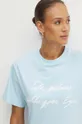 niebieski MAX&Co. t-shirt x Pietro Terzini