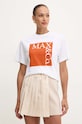 MAX&Co. tricou din bumbac alb 2428976024200