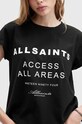 Bavlněné tričko AllSaints TOUR ANNA W071JA černá AW24