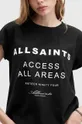 Хлопковая футболка AllSaints TOUR ANNA чёрный