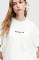 AllSaints t-shirt bawełniany TOUR BF W075JA biały AW24
