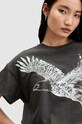 Βαμβακερό μπλουζάκι AllSaints FLITE BRIAR W089JA γκρί AW24