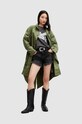 Βαμβακερό μπλουζάκι AllSaints FLITE BRIAR W089JA γκρί