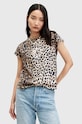AllSaints tricou din bumbac TIEPO ANNA cu modele multicolor W096JA