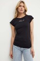 Karl Lagerfeld t-shirt czarny 245W1700