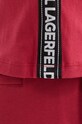 Karl Lagerfeld t-shirt bawełniany 245W1703 czerwony