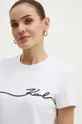 bianco Karl Lagerfeld t-shirt in cotone