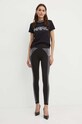 Karl Lagerfeld t-shirt bawełniany 245W1707 czarny AW24