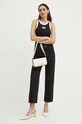 Топ Karl Lagerfeld 245W1719 чорний AW24