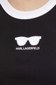 Топ Karl Lagerfeld 245W1719 чорний
