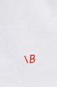 Victoria Beckham t-shirt bawełniany 1124JTS003229A biały