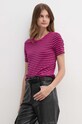 United Colors of Benetton tricou din bumbac roz 30YSE16A0
