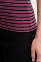 United Colors of Benetton t-shirt bawełniany 30YSE16A0 fioletowy