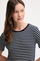 United Colors of Benetton t-shirt bawełniany granatowy 30YSE16A0