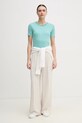United Colors of Benetton t-shirt in cotone 30YSE16A0 turchese SS25