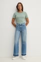 United Colors of Benetton t-shirt in cotone 30YSE16A0 verde AW25