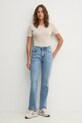 Bavlnené tričko United Colors of Benetton 30YSE16A0 béžová SS25