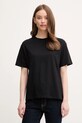 United Colors of Benetton tricou din bumbac negru 3096D102O