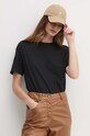 United Colors of Benetton tricou din bumbac negru 3096D102O