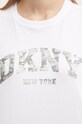 Хлопковая футболка Dkny DP4T9991 белый