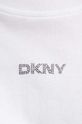 Памучна тениска Dkny DP4T9994 бял