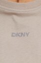 Bavlněné tričko Dkny DP4T9994 hnědá