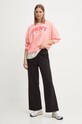 Bavlnené tričko Dkny DP4T9812 béžová AW24