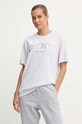 Dkny t-shirt bawełniany szary DP4T9812