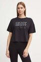 Dkny tricou din bumbac negru DP4T9972