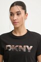 Bavlnené tričko Dkny čierna DP4T1035