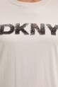 Dkny tricou din bumbac DP4T1036 bej