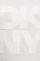Хлопковая футболка Dkny D2G4A221 бежевый