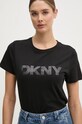 Odzież Dkny t-shirt DJ4T1266 czarny