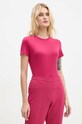 Theory t-shirt bawełniany różowy L1024521