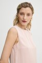 Theory top de mătase roz M0102539