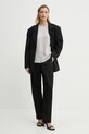 Theory top de mătase M0102539 gri AW24
