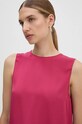 Hedvábný top Theory růžová M0102539